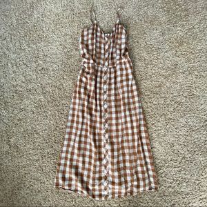 Vintage Style Plaid Dress